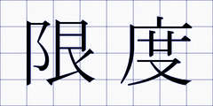 限度