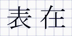 表在