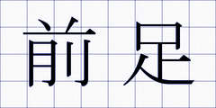前足