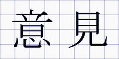 意見