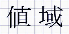 値域