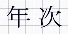 年次