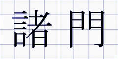 諸門