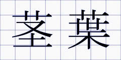 茎葉