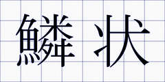 鱗状