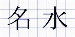 名水