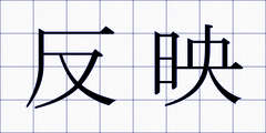 反映