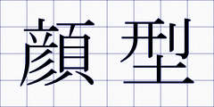 顔型