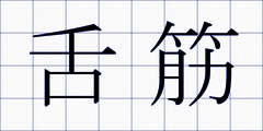 舌筋