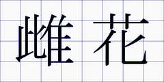 雌花