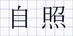 自照