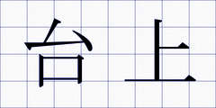 台上