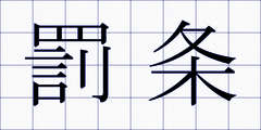 罰条