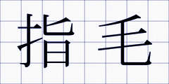指毛