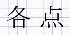 各点
