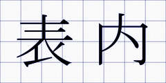 表内