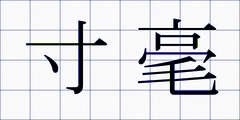 寸毫