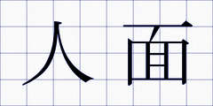 人面