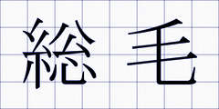 総毛