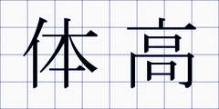 体高