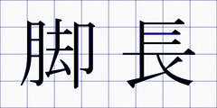 脚長