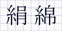 絹綿