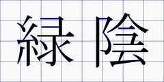 緑陰