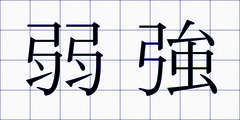弱強