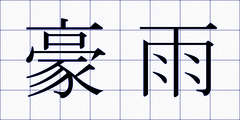 豪雨