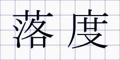 落度
