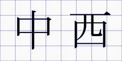 中西