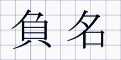 負名