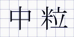中粒