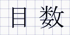 目数