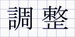 調整