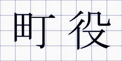 町役