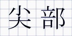 尖部