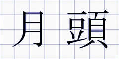月頭