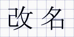 改名