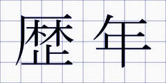 歴年