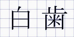 白歯
