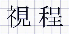 視程