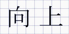 向上