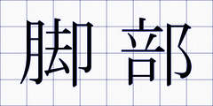 脚部