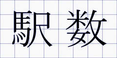 駅数