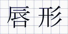 唇形
