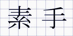 素手