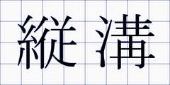 縦溝