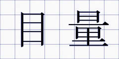 目量
