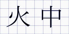 火中